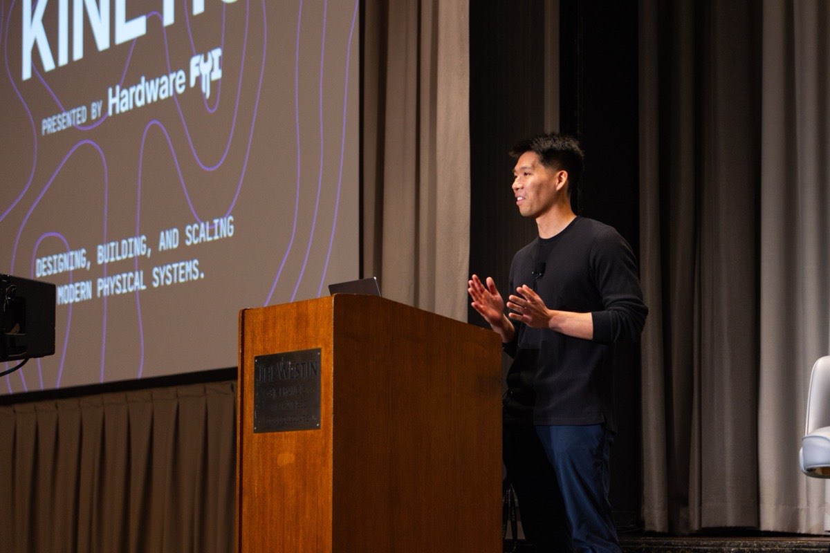 Speaker presenting at Kinetic